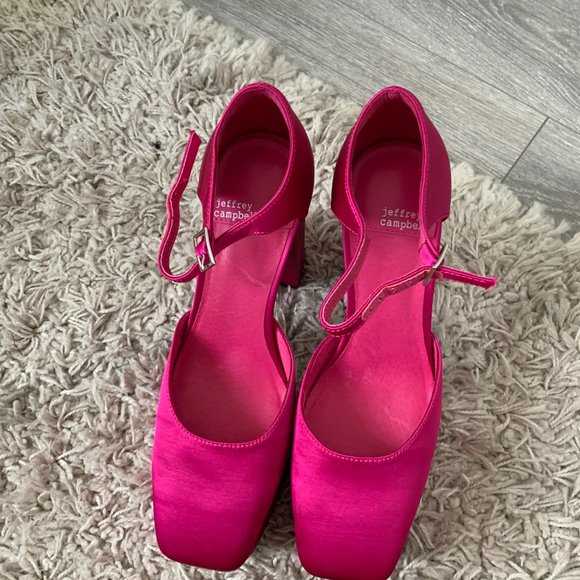 Jeffrey Campbell Ovr-N-Out Pump Pink - Picture 4 of 6